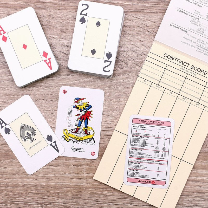 Caspari Bridge Score Pad, Albemarle Hall