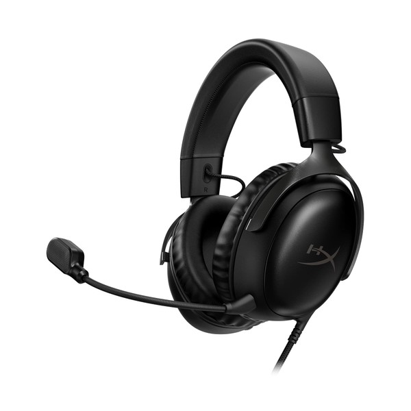 HyperX 727A8AA Cloud III Gaming Headset, DTS Headphone with X Space Audio, 53 mm Drivers, Cloud II Comfort, Black, PC, PS5, PS4, Xbox Series, Nintendo Switch, Mobile