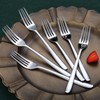 Dinner Forks 6 Pieces, Kyraton Stainless Steel 21.5cm Table Forks