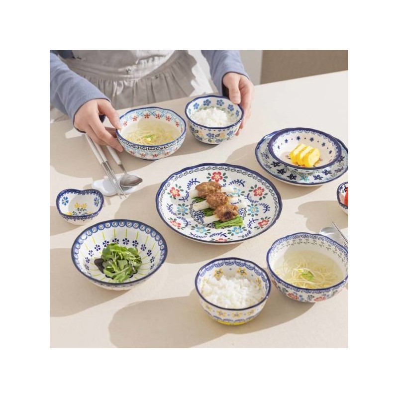 Blooming Garden Romantic Flower Home Set for 2 10P 7C86