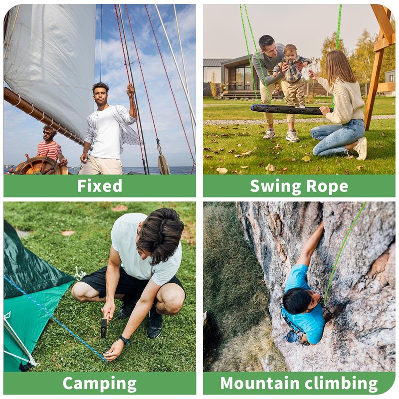 Arborist Rope 5/8in Climbing Rope Tree Rope for Outdoor Climbing