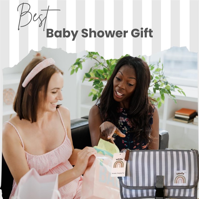 New X-Large Portable Diaper Changing Pad with Strap - Waterproof