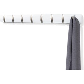 umbra 318858-660 Flip 8 Hook, 8 ganchos, Blanco