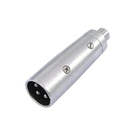 Adapter RCA socket/XLR plug