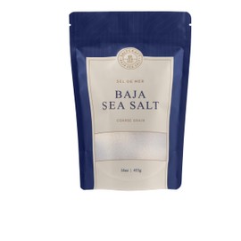 SaltCraft Co - Baja Sea Salt, Coarse Grain Crystals, Low Sodium 30% | Perfect for Hydration & Cooking | Kosher Certified & Mineral Salt | Non-GMO - 16 Ounce