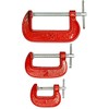 Screw Clamp Set of 3 25 mm, 50 mm, 75