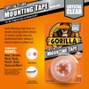 Gorilla 3044100 Double Sided Mounting Tape Clear 1.5m (6 Pack)