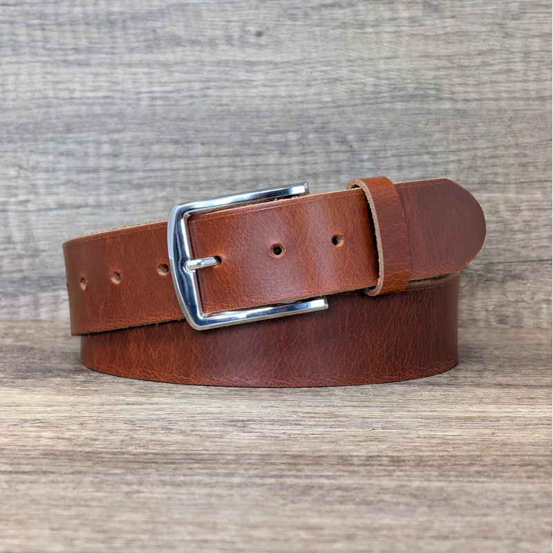 Ashford Ridge Made in England 40mm Full Grain Leather Belt