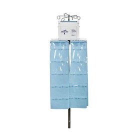 Medline Surgical Sponge Counter Bags, Blue, Box of 50