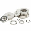 MYLCHBDJ Washer 304 Stainless Steel Flat Washer M2 to M10