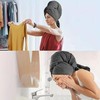 Toalla de microfibra para el cabello, turbante superabsorbente para secado