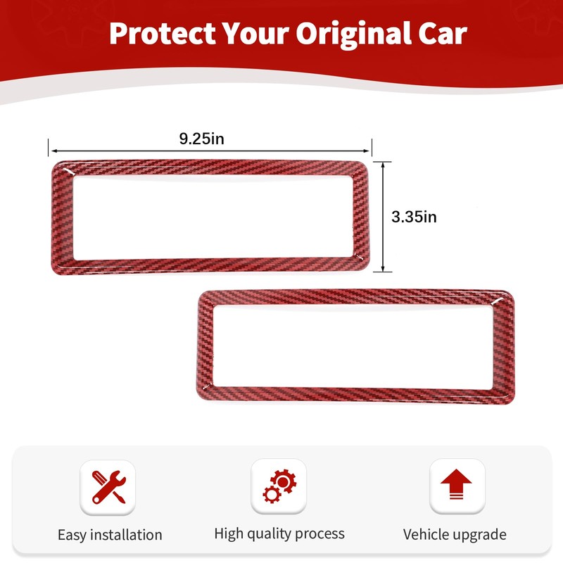 RT-TCZ for RAM Dash Air AC Vents Trim Cover Frame