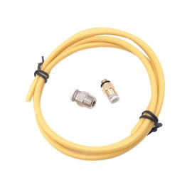 FUNOMOCYA Hot End Extrusion Quick Coupling PTFE Tube for Printers Accessories Yellow Easy to Install Rotation Connects Bowden Extruders Material