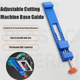 KBAKOSA Adjustable Cutting Machine Base Guide, Electric Saw Guide for Circular, Circular Saw Guide Cutting Machine Panel Positioning Tool (1 Pcs)