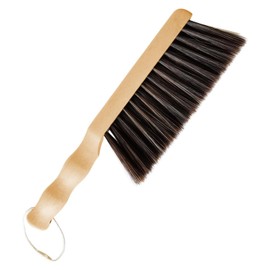 Hand Brush - 30cm Dust Brush with Wooden Handle - Horse Hair Brushes for Clothes/Furniture/Sofa/Bed