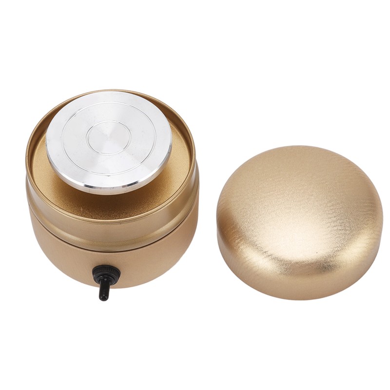 Mini Pottery Wheel Machine Stepless Speed Regulation Portable Gold Pottery