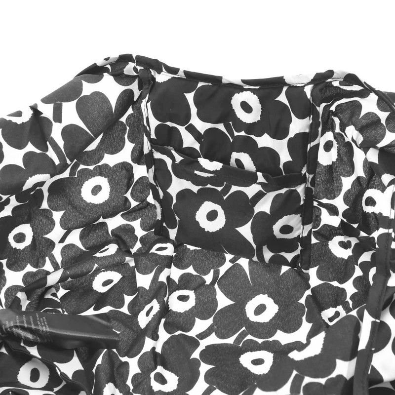 Marimekko 91493 190 Women's Tote Bag, S Black/White, Black/White, 190
