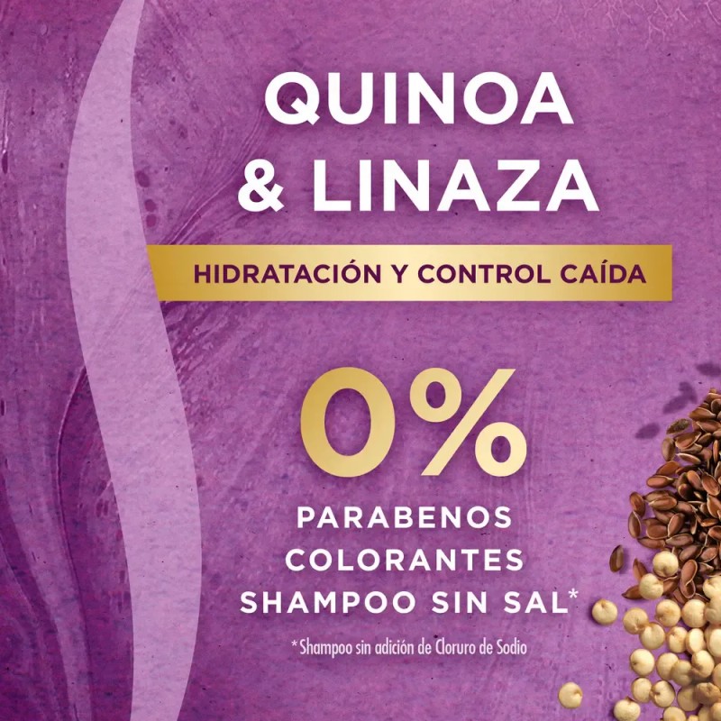 Shampoo Sedal Bioexpert Hidratación Y Control Caída - 370 Ml