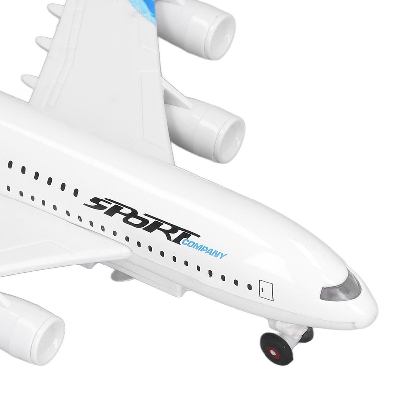 Alloy Airplane Model Aircraft Model 5 Lights Passenger Jet Toy