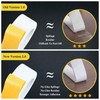 fowong White Foam Weather Stripping- 2 Rolls, 1 Inch Wide
