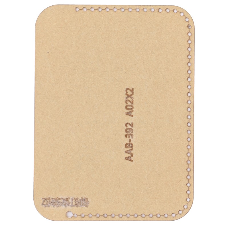 2Pcs Clear Acrylic Template Card Package Transparent HandMade Craft DIY