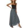 Bluetime Women Casual Summer Beach Boho Floral Print Long Skirts