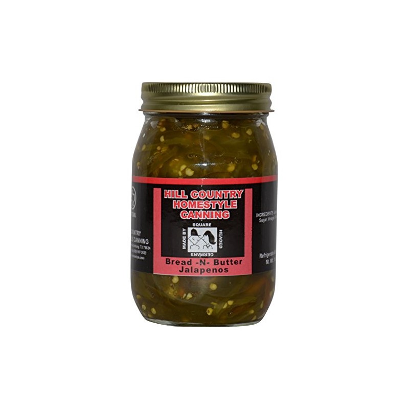 Texas Hill Country Bread And Butter Jalapenos 16oz