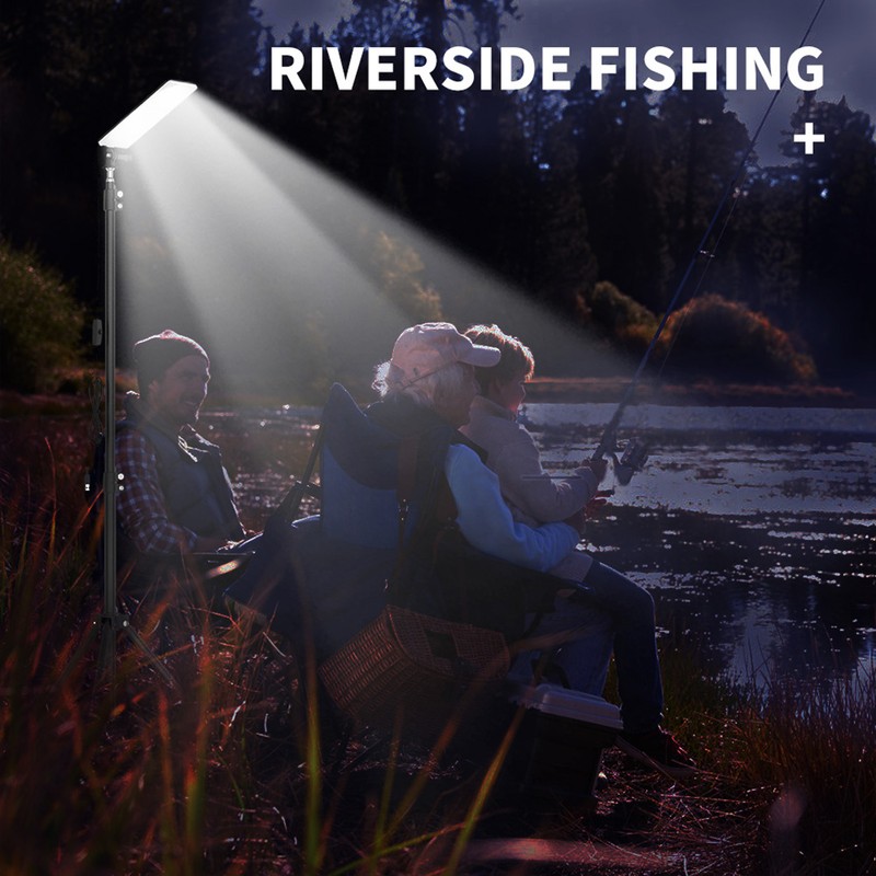 Camping LED Light with Tripod Outdoor Working Light with Tripod