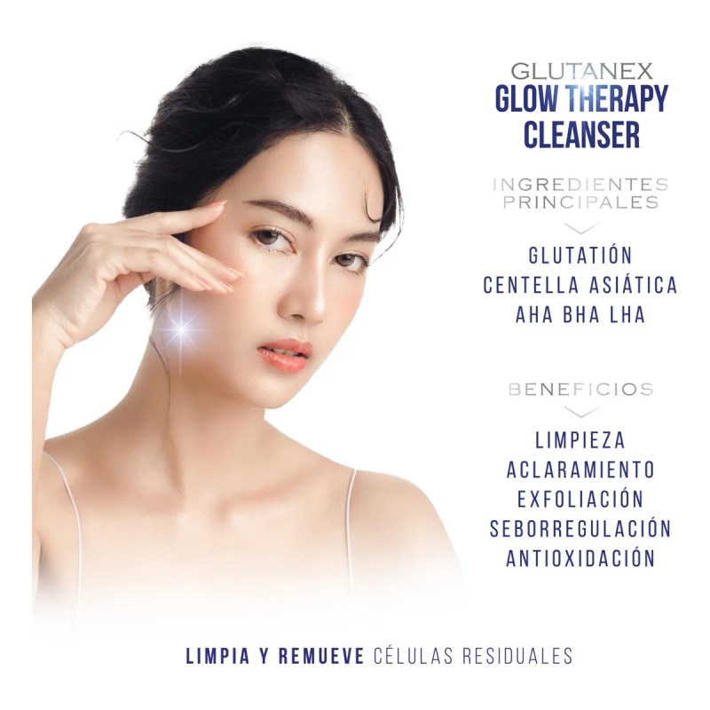 Jabòn Gel Seborregulador, Aclarante Antioxidante Glutanex
