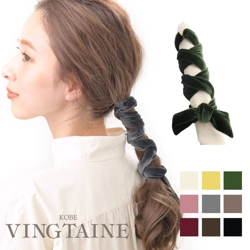 Vingtaine H7624 Tight Pony Hair Cuff, Pony Hook, Velour, Lacing,