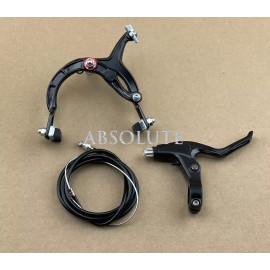AltaLine BMX REAR Alloy Bike Bicycle Brake Set BLACK ALLOY LEVER.