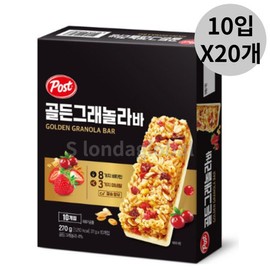 포스트 골든 그래놀라 밀크바 에너지바 10입 20개