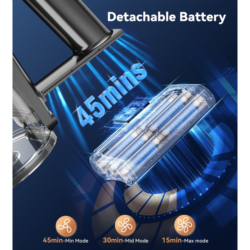 NADALY ME02 Cordless Vacuum Cleaner Battery, 1 Pcs