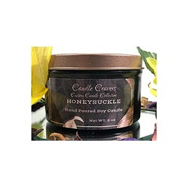 Honeysuckle Scented Candle 6 oz Custom Tin