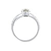 Elli Women's Ring Solitaire Glamorous with Crystal, 54, Silver, Crystal