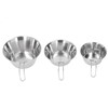 3 PCS Stainless Steel Camping Bowl Set Portable BBQ Folding