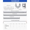 Supforce Closet Rods for Hanging Clothes, 17 to 39 Inches