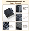Blissfuhue Heavy Duty Bed Frame Risers - Adjustable Furniture Risers,