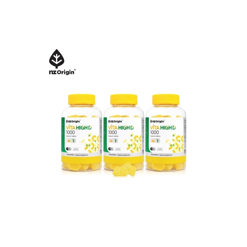 NZ Origin Vita High-D 1000 (60 Gummies) / 엔젯오리진 비타