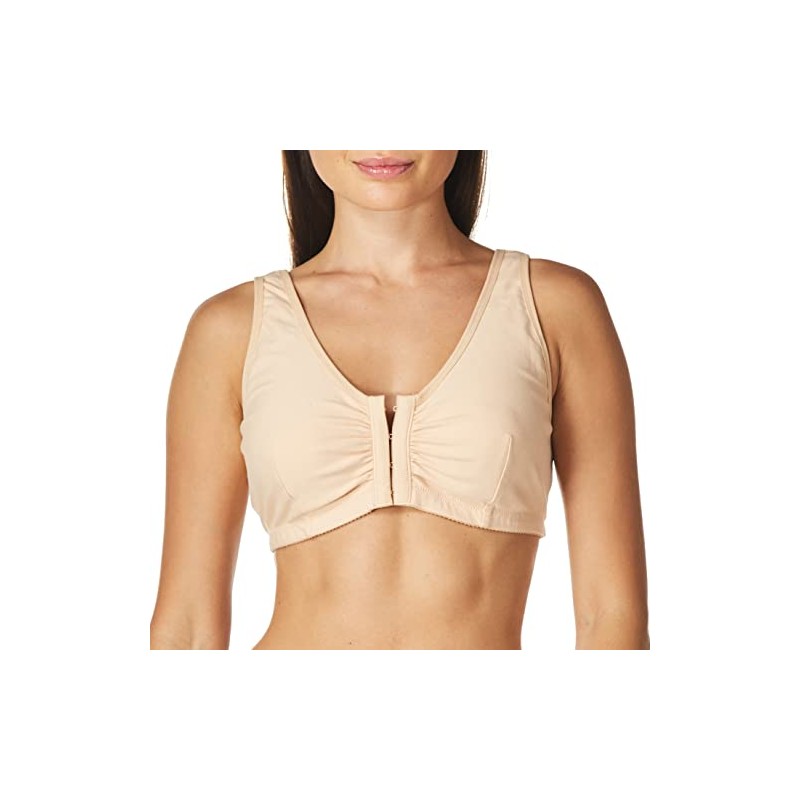 Amoena Damen Frances Front-Closure Leisure Bra BH, Nude, X-Large (E/F)