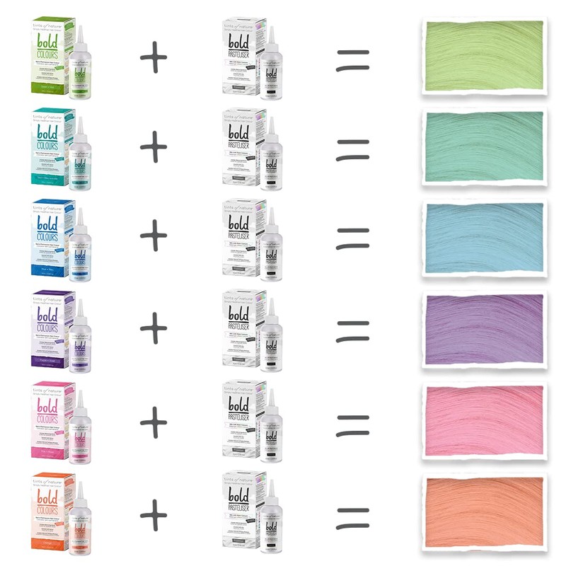 Tints of Nature Bold Pasteliser Semi-Permanent Hair Dye Strengthening and