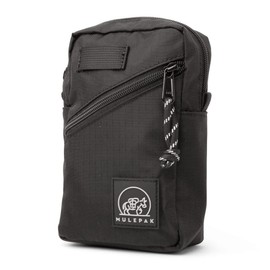 MULEPAK - portafolios de seguridad a prueba de pérdidas y carteristas, para deportes al aire última intervensión y de viaje, riñonera para hombres y mujeres, Negro -, Sidecar