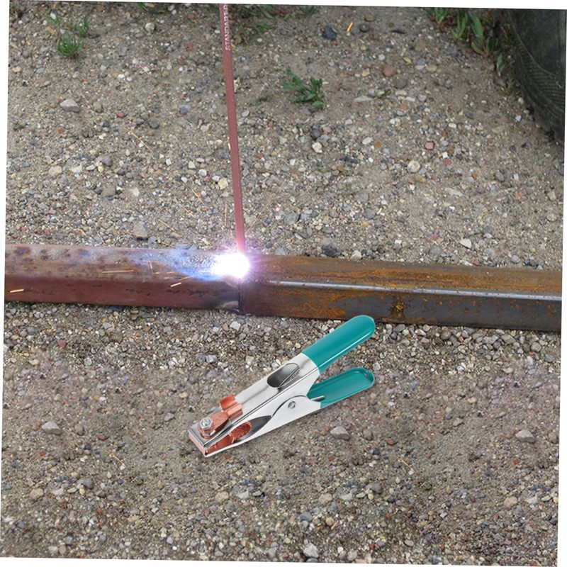 Gadpiparty Welding Ground Clamp Copper Grip Tool for Manual Welder