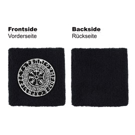 EXPRESS-STICKEREI Viking Bracelet Vegvisir Outdoor Sweatband Viking Compass Wristband Gift Outdoor Training Sweat Bracelet Nordic Symbol Nordic Runes Signpost