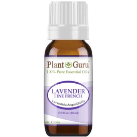 Lavender Essential Oil 10 ml (Fine French) 100% Pure Natural Undiluted Therapeutic Grade for Skin, Body and Hair Growth, Aromatherapy Diffuser, Great for Relaxation and Calming.
