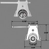 Lower Sliding Screen Door Rollers Replacement Kit Fit Andersen Parts