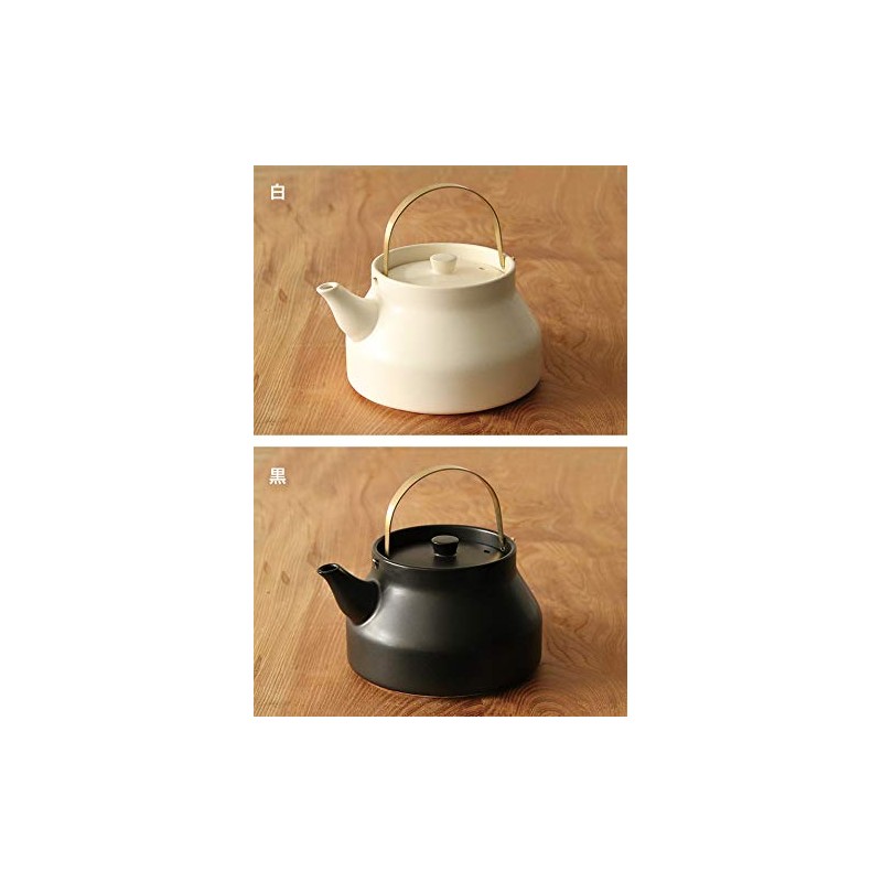 Kamoshita Tools Shop Ceramic Kettle (White or-60-1251)