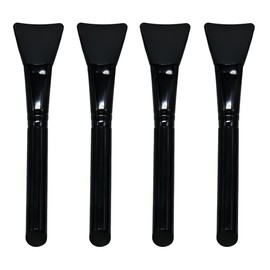 4 Brochas de Silicón para Mascarillas Faciales (TIPO ESPATULA) - Suave, Precisa y Reutilizable Aplica fácilmente **barro, arcilla, gel y cremas sin de