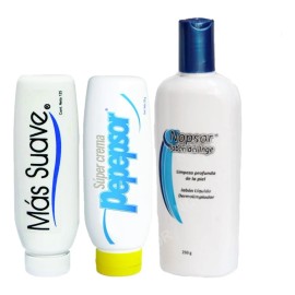 Crema Más Suave, Pepepsor Y Shampoo Para Psoriasis