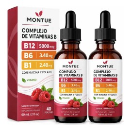 Montue Líquido Vitamina B12, B6 Y B1, Suplemento Con Fórmula